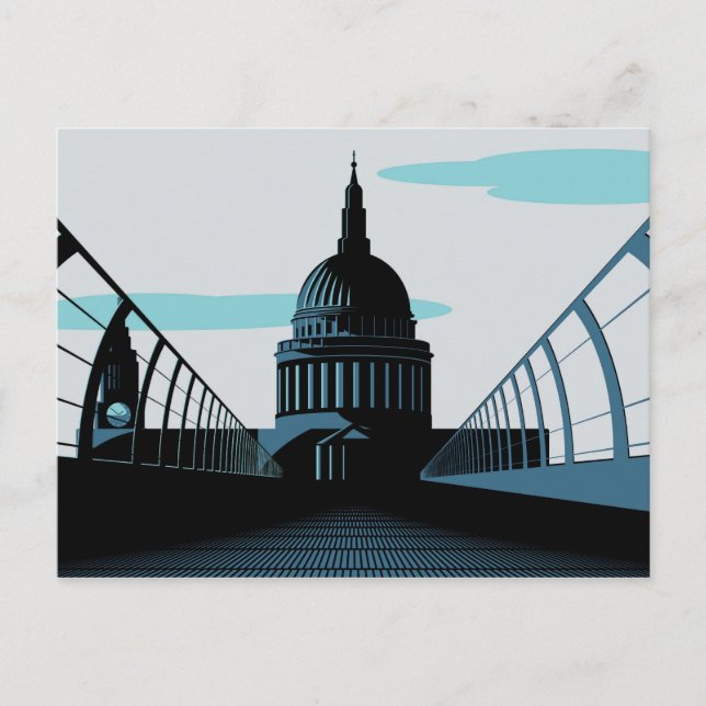 Carte postale Londres Art Déco (Devant)