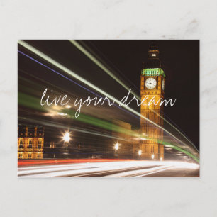 Carte Postale Londres Big Ben vivre votre rêve voyage