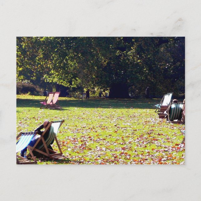 Carte Postale Londres Dans Le Parc (Devant)