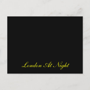 Carte Postale Londres De Nuit