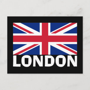 Carte Postale Londres en blanc