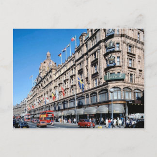 Carte Postale Londres, Harrods à Knightsbridge