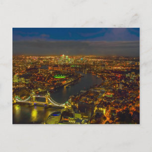 Carte Postale Londres la nuit