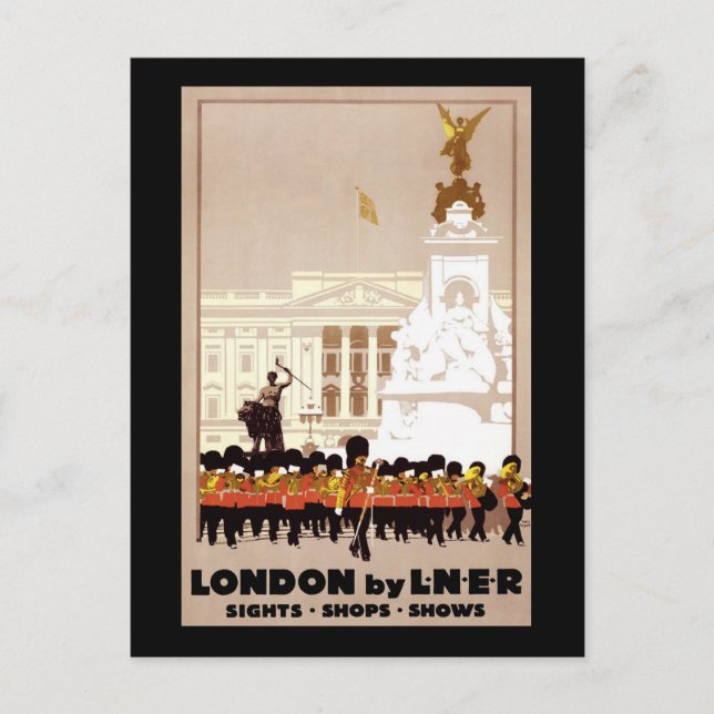 Carte Postale Londres par LNER (Devant)