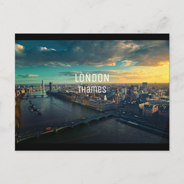 Carte Postale Londres - Thames (Devant)