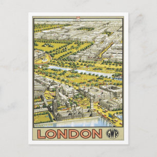 Carte Postale Londres vintage