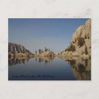 Carte Postale Lone Pine Lake, Mt Whitney