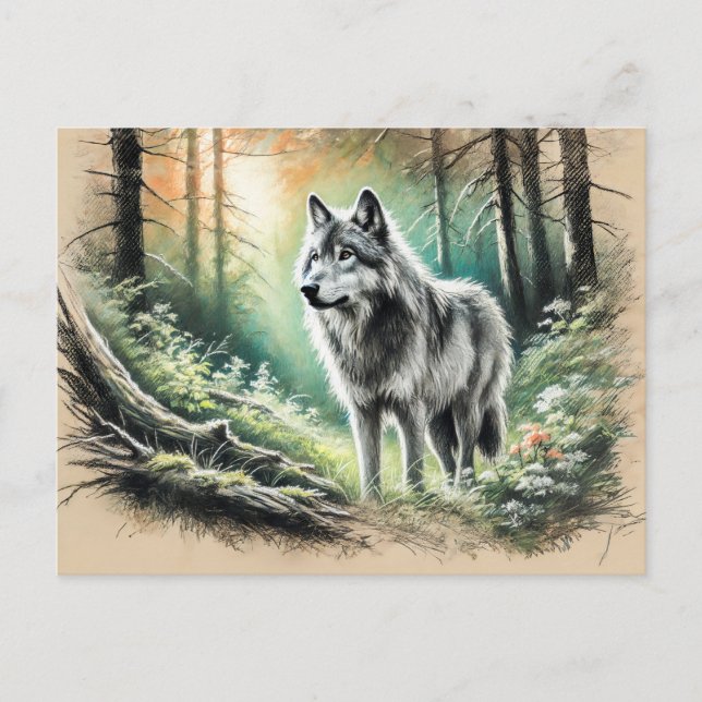 Carte Postale Lone Wolf (Devant)