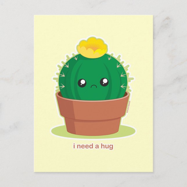 Carte Postale Lonely Cactus (Devant)