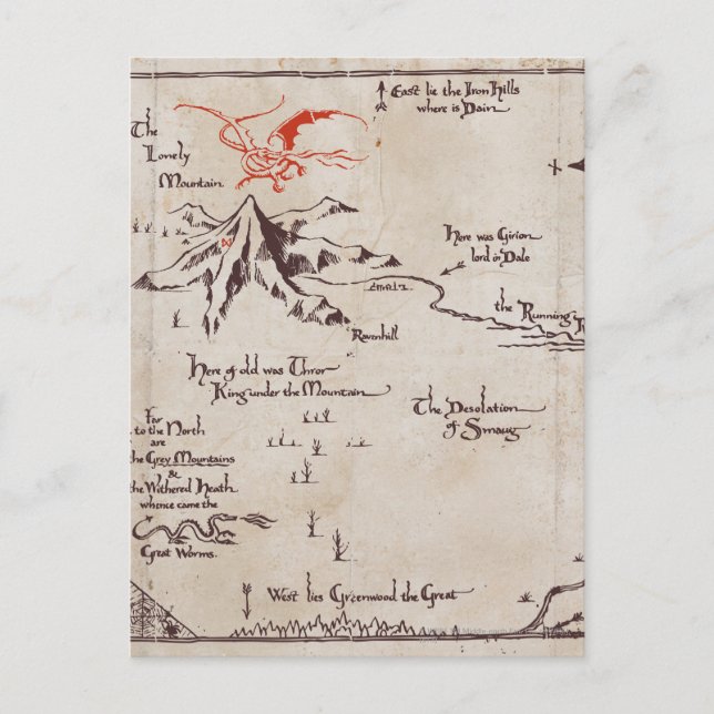 Carte Postale Lonely Mountain (Devant)