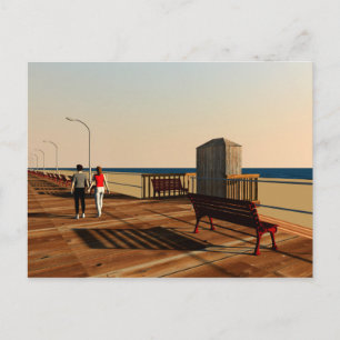 Carte Postale Long Beach Boardwalk, Long Island, New York