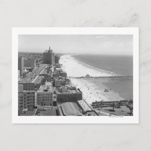 Carte Postale Long Beach, California Coastline and Beach