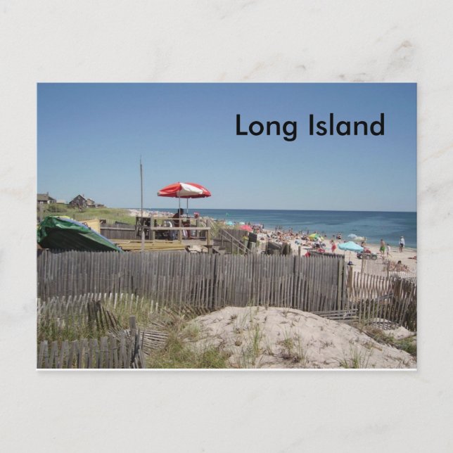Carte Postale Long Island Beach (Devant)