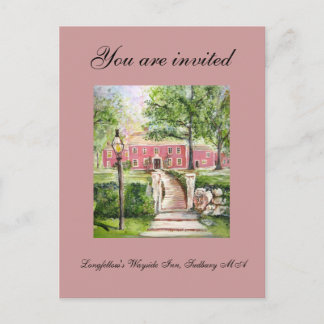 Carte Postale Longfellow's Wayside Inn - Invitation