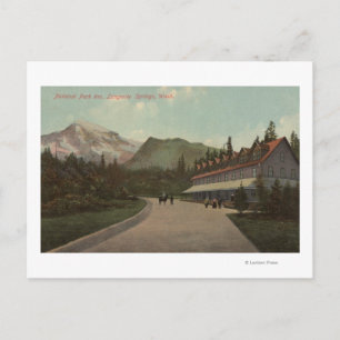 Carte Postale Longmire Springs, WA - Vue du parc national Inn