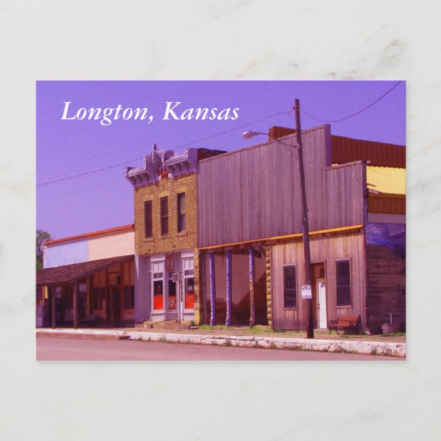 Carte postale :  Longton, le Kansas (Devant)