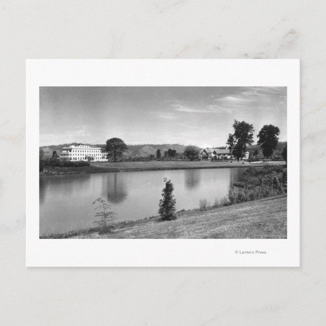 Carte Postale Longview, WA Town View Lac Sacajawea Photo (Devant)
