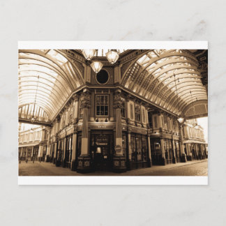 Carte Postale look antique du marché plomb Image