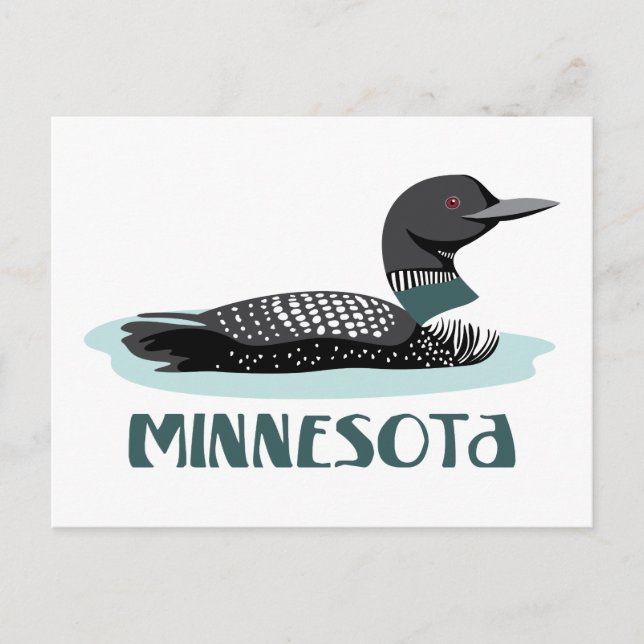 Carte Postale Loon du Minnesota (Devant)