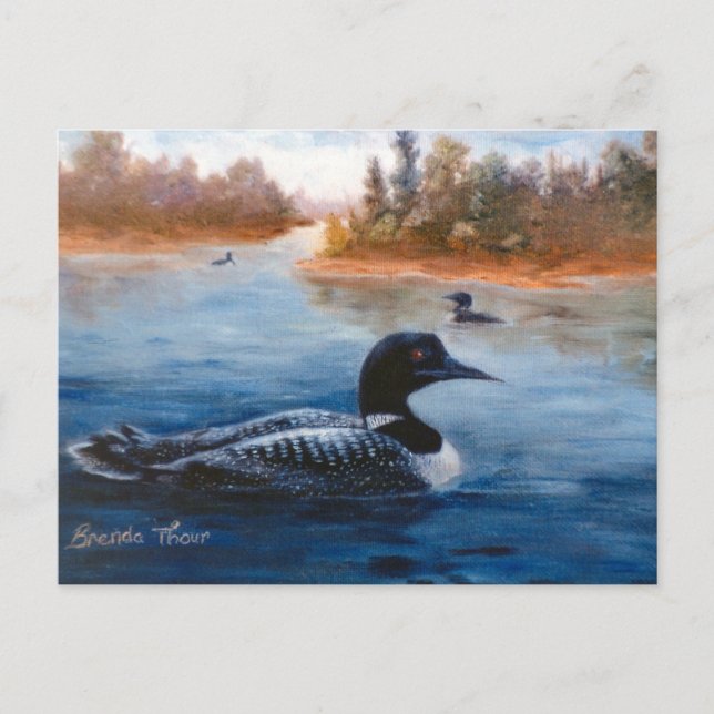 Carte postale Loon Lake (Devant)