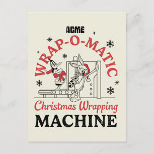 Carte Postale LOONEY TUNES™   Machine à envelopper ACME-O-Matic