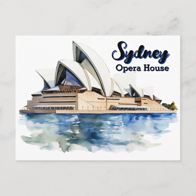 Carte Postale L'Opéra de Sydney : Élégance emblématique du port (Devant)