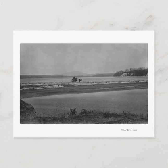 Carte Postale Lopez, WA - View Turtle Back Mountain en distance (Devant)