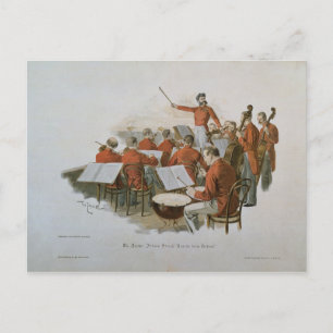 Carte Postale L'Orchestre Johann Strauss à un Court Ball
