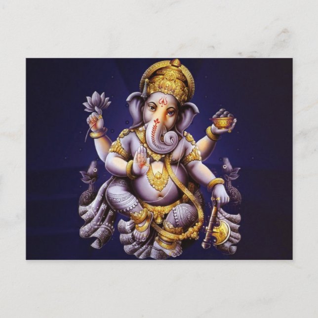 Carte postale Lord Ganesha (Devant)