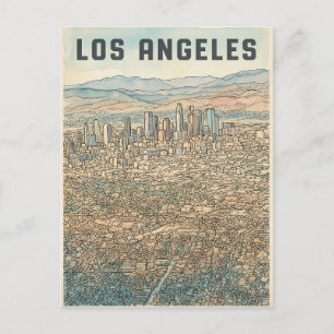 Carte Postale Los Angeles