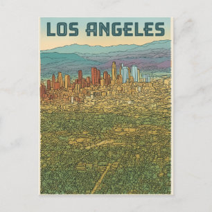 Carte Postale Los Angeles