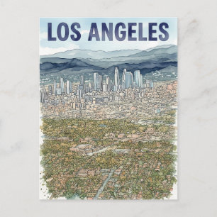Carte Postale Los Angeles