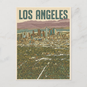 Carte Postale Los Angeles