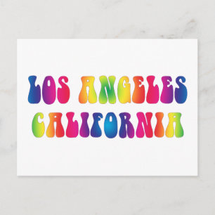 Carte Postale Los Angeles CA 60s Cravate-Dye