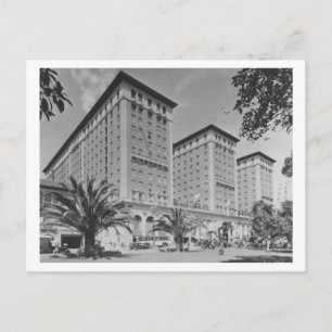 Carte Postale Los Angeles, CA Vue de Biltmore Hotel et Stree
