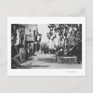 Carte Postale Los Angeles, CA Vue de la rue Olvera