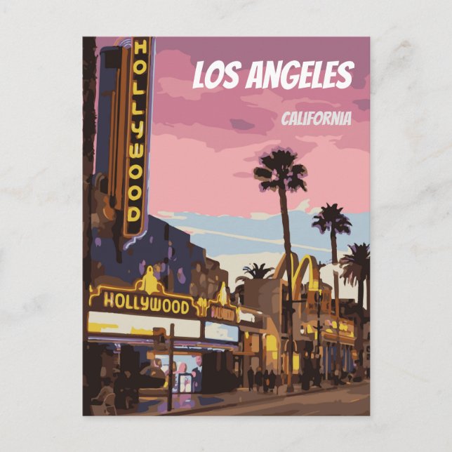 Carte postale Los Angeles California (Devant)