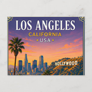 Carte Postale 🌴 Los Angeles Californie Mémoire d'Hollywood 🌴