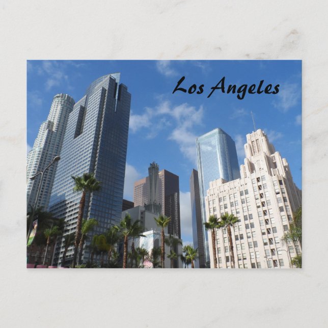 Carte Postale Los Angeles du centre (Devant)