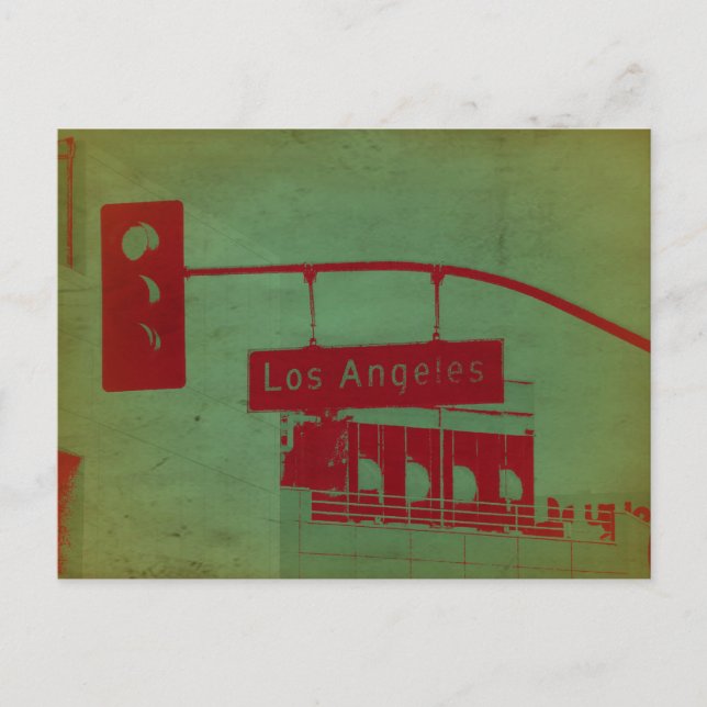 Carte Postale Los Angeles Street (Devant)