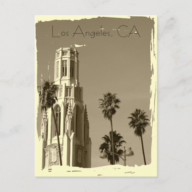 Carte Postale Los Angeles Style vintage ! (Devant)