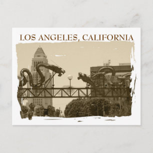 Carte Postale Los Angeles Style vintage !
