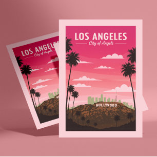 Carte Postale Los Angeles vintage