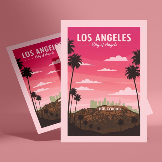 Carte Postale Los Angeles vintage (Créateur téléchargé)