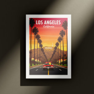 Carte Postale Los Angeles vintage Californie