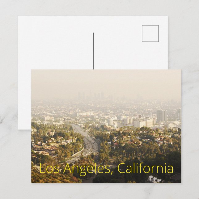 Carte postale "Los Angeles" / Wall Art (Devant / Derrière)