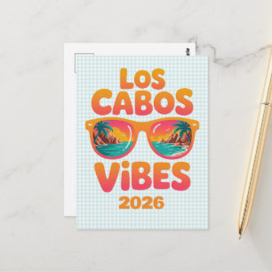 Carte Postale Los Cabos Vibes Vacances à la plage au Mexique Voy