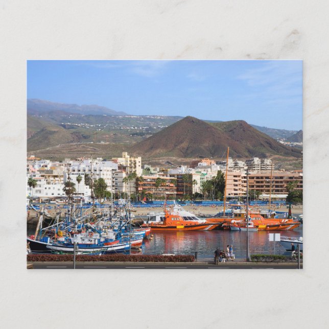 Carte Postale Los Cristianos à Tenerife (Devant)