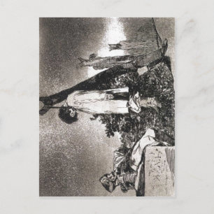 Carte Postale Los desastres de la guerra, assiette 36 Goya, Tamp