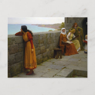 Carte Postale L'otage, c. 1912 par Edmund Blair Leighton